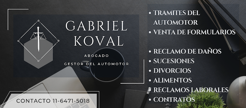Gestoria del Automotor Gabriel Koval - Estudio Juridico Jimenez y Koval - Abogados — González Catán
