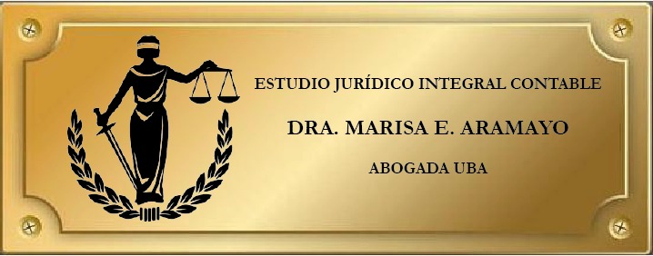 Estudio jurídico Contable Dra. ARAMAYO MARISA Laboral art/ Previsional Sucesiones