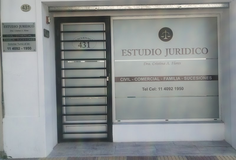 Dra. Cristina A. Flores. Abogada — Quilmes Oeste