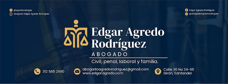 Abogado EDGAR AGREDO RODRIGUEZ