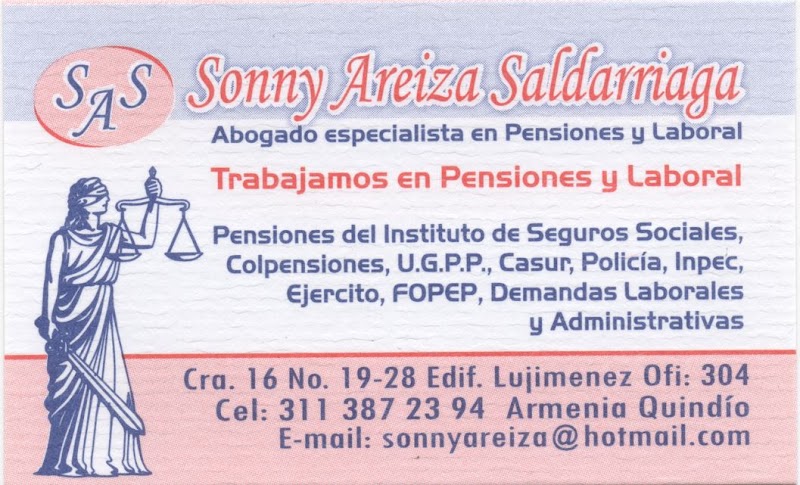 Abogado Sonny Areiza Saldarriaga — Armenia
