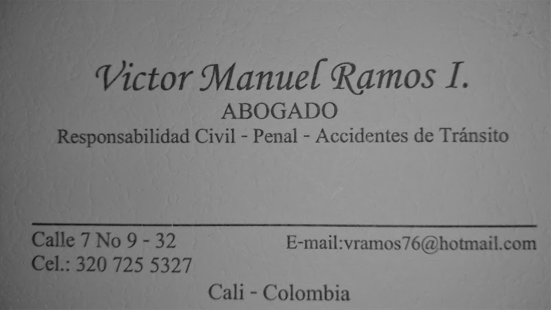 VÍCTOR MANUEL RAMOS IZQ. — Cali