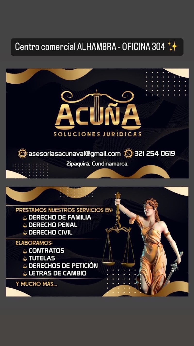 Soluciones Juridicas Acuña - Oficina 304 — Zipaquirá