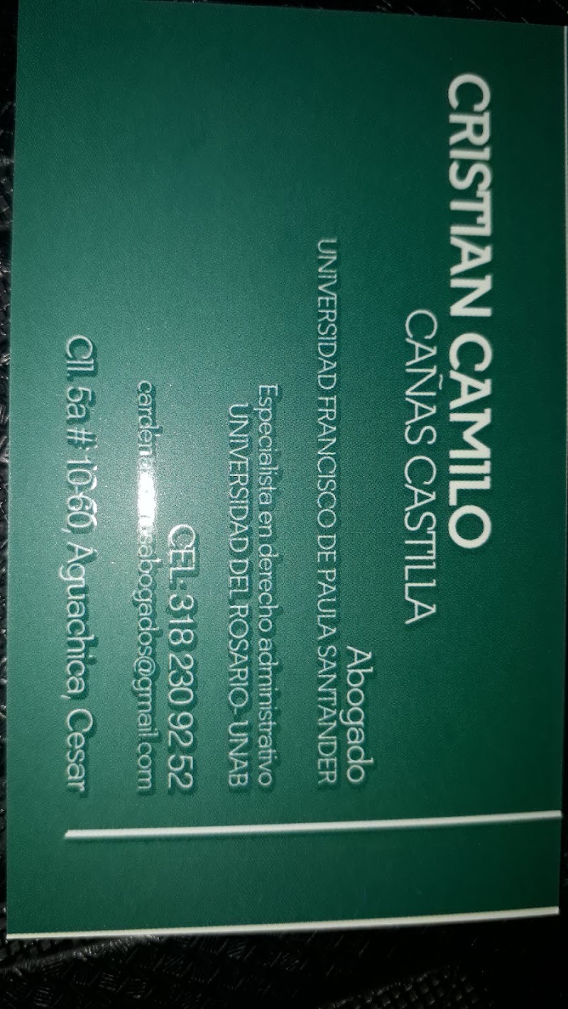 Cárdenas - Cañas Abogados Especializados — Aguachica