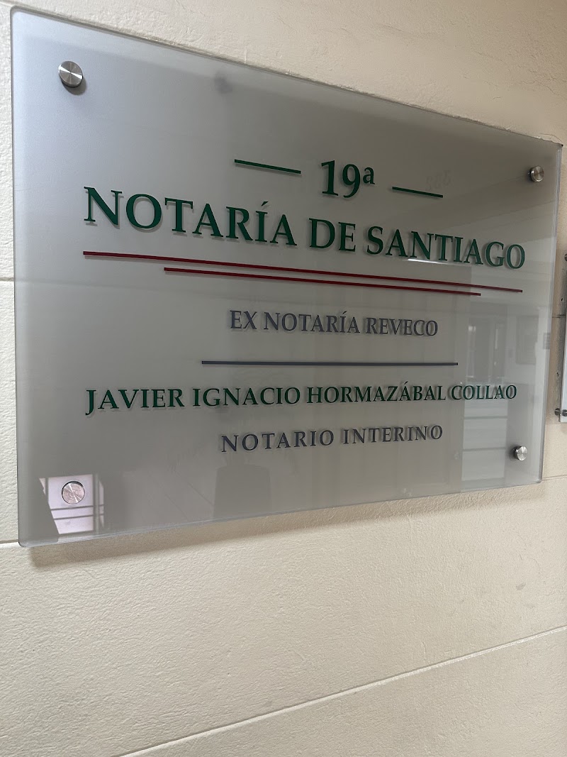 Pedro Ricardo Reveco Hormazabal- 19° Notaría De Santiago — Santiago