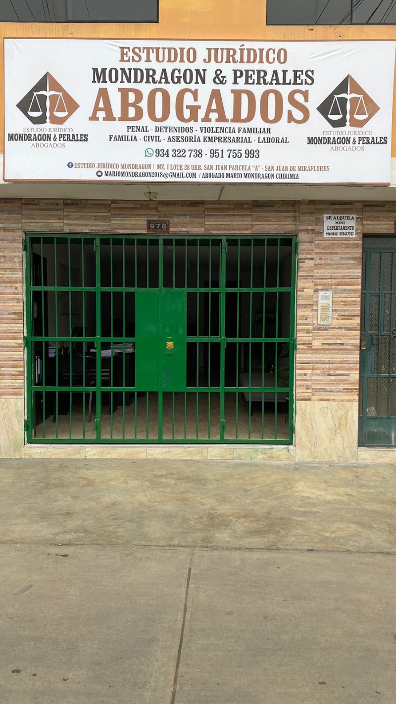 Abogado Mario Mondragon Chirimia — San Juan de Miraflores