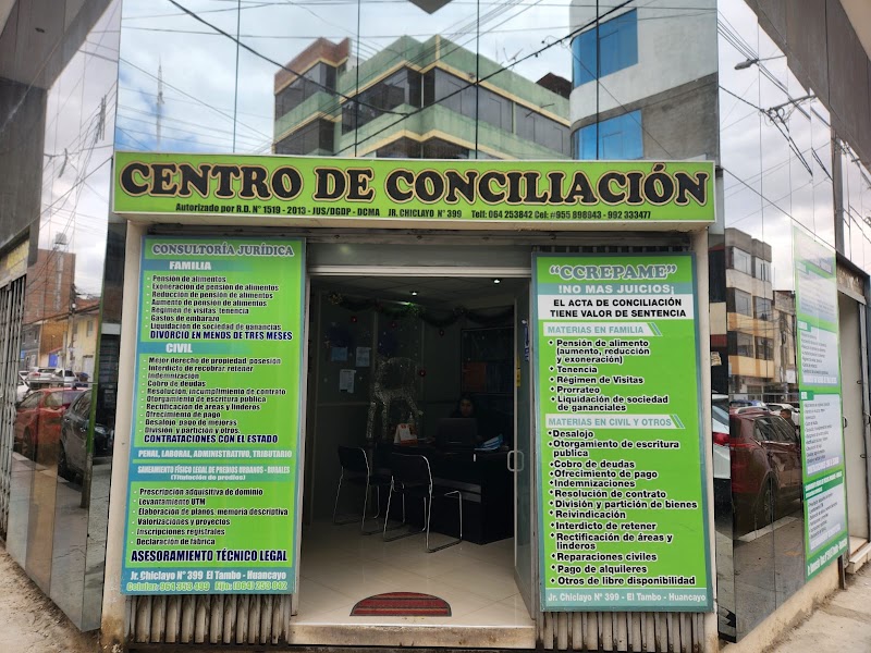 CENTRO DE CONCILIACION "CCREPAME" — Huancayo