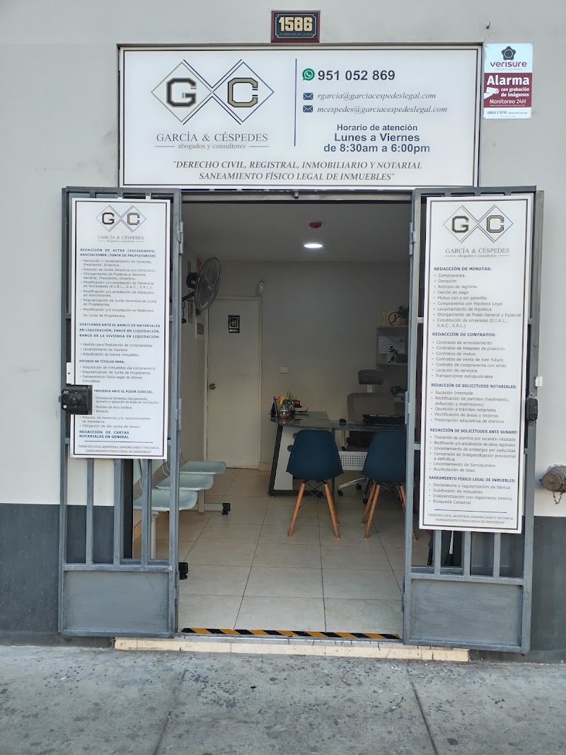 G&C García & Céspedes - Abogados y Consultores S.A.C. — Lince