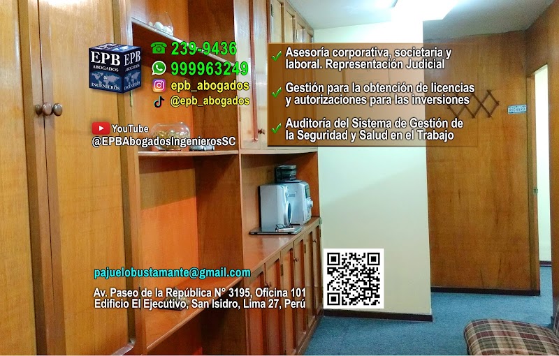 EPB Abogados & Ingenieros S. Civil de R. L. — San Isidro
