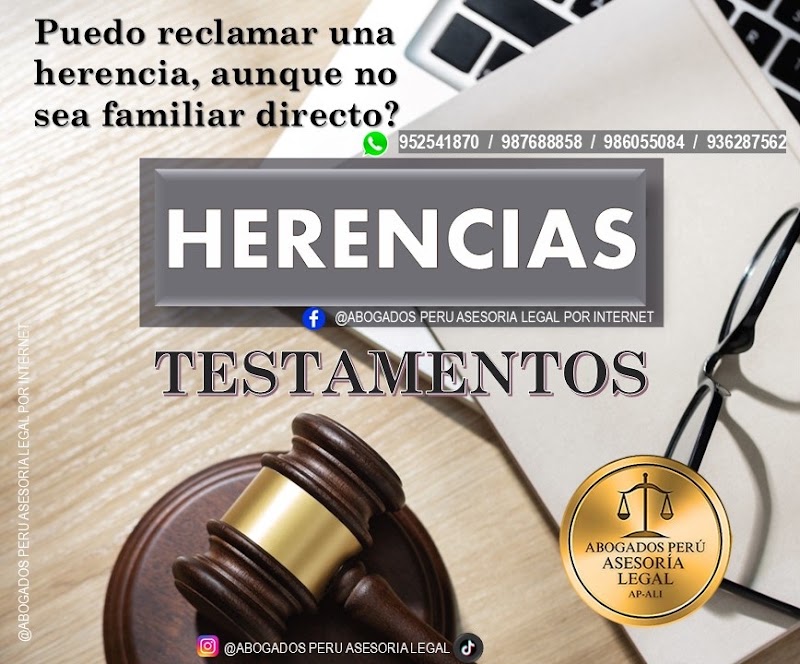 ABOGADOS PERU - ASESORIA LEGAL POR INTERNET — Santiago de Surco