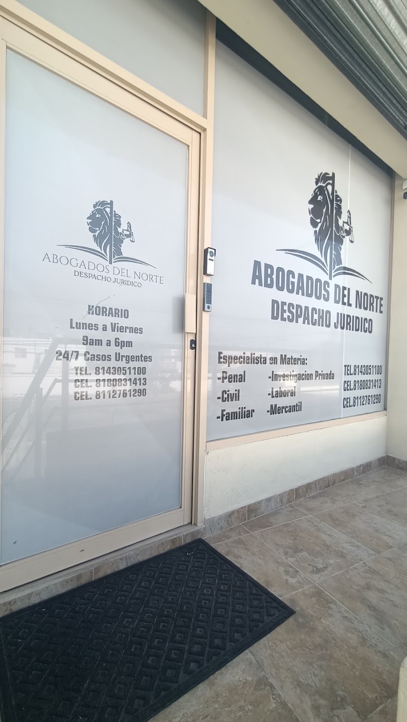 Abogados del Norte, Despacho Jurídico (especializados en materia penal)