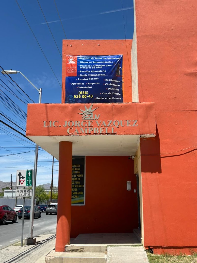 Jorge Vazquez Campbell Abogado — Juárez
