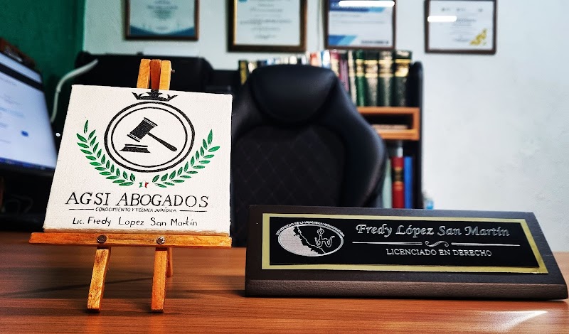 Despacho Jurídico Agsi Abogados. Lic. Fredy López San Martín.