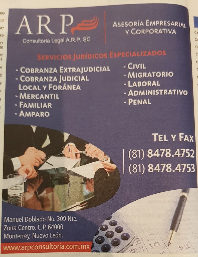 ARP Consultoría Integral en Asuntos Legales — Monterrey