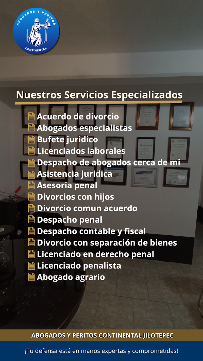 ABOGADOS y PERITOS CONTINENTAL Jilotepec