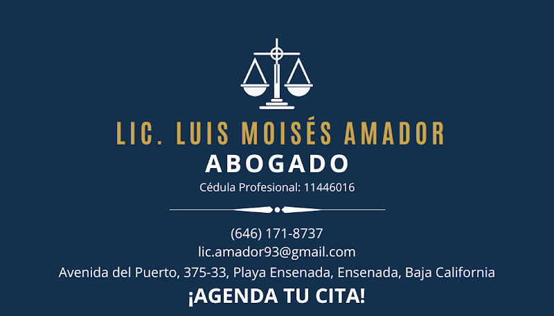 Lic. Luis Moisés Amador - Abogado