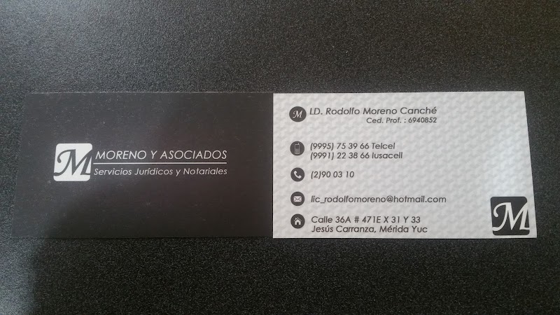 MORENO Y ASOCIADOS DESPACHO JURIDICO