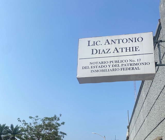 Notaria Pública del Estado Número 17, Titular Lic. Antonio de Jesús Díaz Athié