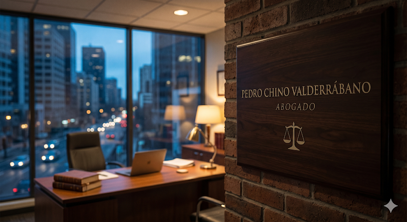 Abogado Penalista Pedro Chino Valderrábano
