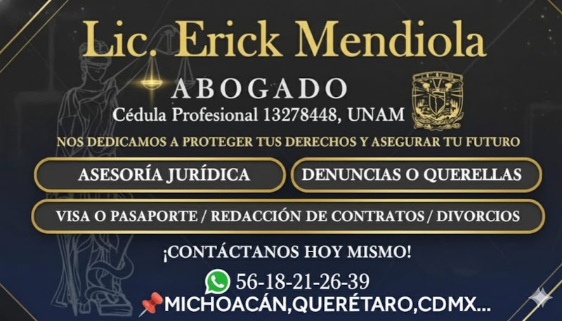Abogado Erick Mendiola