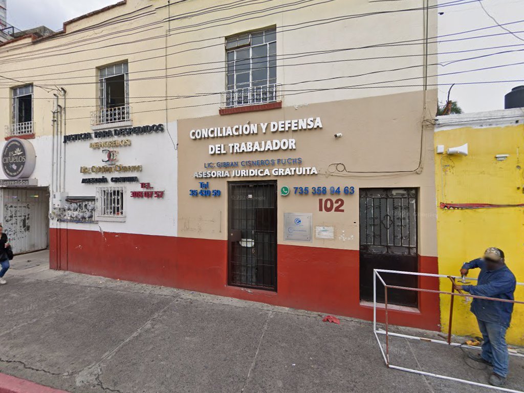 CDT Cisneros Fuchs y Asociados, S.C., "Conciliación y Defensa del Trabajador" — Cuautla