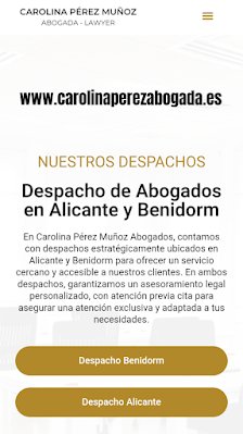 Carolina Pérez Muñoz Abogada — Benidorm