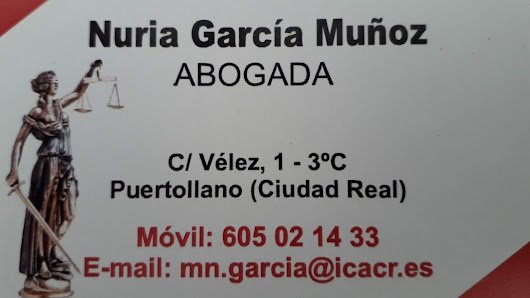Nuria García Muñoz Abogada — Puertollano