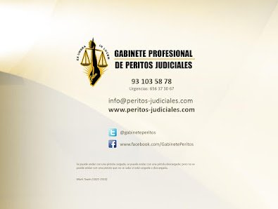 Gabinete Profesional de Peritos Judiciales — Rubí